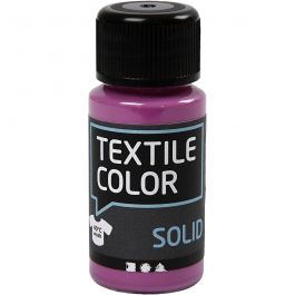 Solid textilfärg, täckande, fuchsia, 50 ml/ 1 flaska [HOB-34219]