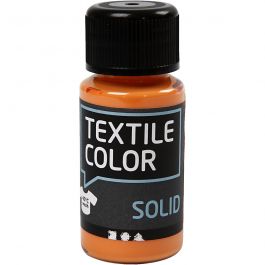 Solid textilfärg, täckande, orange, 50 ml/ 1 flaska [HOB-34222]