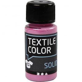 Solid textilfärg, täckande, rosa, 50 ml/ 1 flaska [HOB-34225]