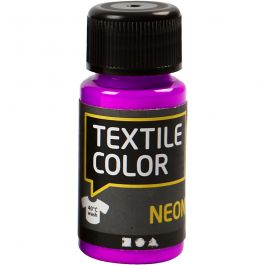 Textilfärg, neonlila, 50 ml/ 1 flaska [HOB-342270]