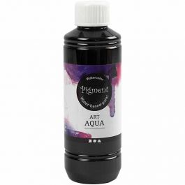 Flytande Akvarellfärg, svart, 250 ml/ 1 flaska [HOB-34340]