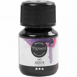 Flytande Akvarellfärg, svart, 30 ml/ 1 flaska [HOB-34379]