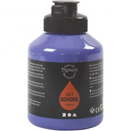 Akrylfärg, halvblank, semi transparent, violet blue, 500 ml/ 1 flaska [HOB-35430]