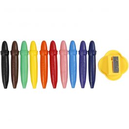 Giotto be-bè vaxkritor, L: 7 cm, Dia. 11 mm, 10 st./ 1 förp. [HOB-37297]