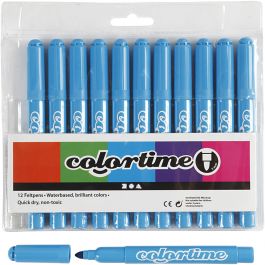 Colortime-pennor, spets 5 mm, ljusblå, 12st./ 1 förp. [HOB-37334]