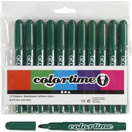 Colortime-pennor, spets 5 mm, mörkgrön, 12 st./ 1 förp. [HOB-37335]
