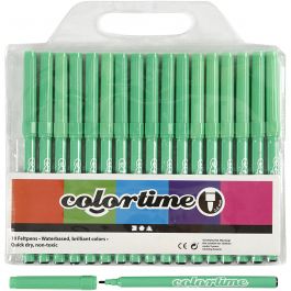 Colortime-pennor, spets 2 mm, ljusgrön, 18 st./ 1 förp. [HOB-373535]