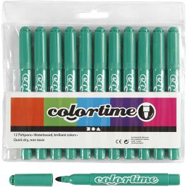 Colortime-pennor, spets 5 mm, klargrön, 12 st./ 1 förp. [HOB-37357]