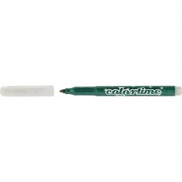 Colortime Glittertusch, spets 2 mm, mixade färger, 6 st./ 1 förp. [HOB-37370]