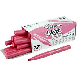 BIC Visa Color Tusch, spets 3 mm, rosa, 12 st./ 1 förp. [HOB-37411]
