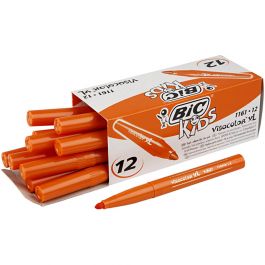 BIC Visa Color Tusch, spets 3 mm, mellanorange, 12 st./ 1 förp. [HOB-37412]