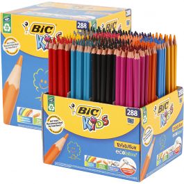 BIC Evolution Färgpennor, L: 17,5 cm, kärna 3 mm, mixade färger, 288 st./ 1 förp. [HOB-37584]