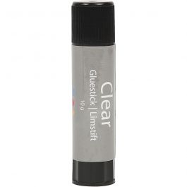 Clear Limstift, Rund, 10 g, 1 st. [HOB-39041]