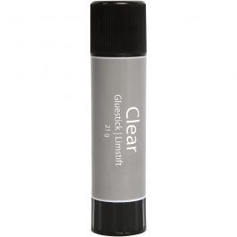 Clear Limstift, Rund, 21 g, 1 st. [HOB-39042]