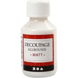 Decoupagelack, matt, 100 ml/ 1 flaska [HOB-392021]