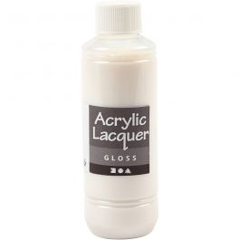 Akryllack, blank, 250 ml/ 1 flaska [HOB-39266]