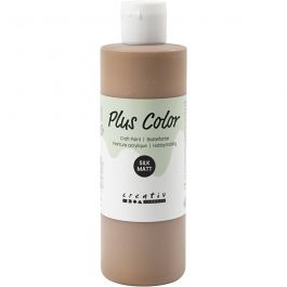 Plus Color Hobbyfärg, ljusbrun, 250 ml/ 1 flaska [HOB-39403]