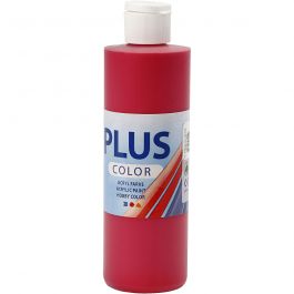Plus Color Hobbyfärg, berry red, 250 ml/ 1 flaska [HOB-39429]