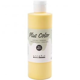 Plus Color Hobbyfärg, crocus yellow, 250 ml/ 1 flaska [HOB-39434]