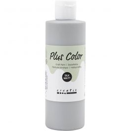 Plus Color Hobbyfärg, rain grey, 250 ml/ 1 flaska [HOB-39440]