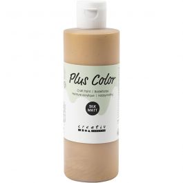 Plus Color Hobbyfärg, guld, 250 ml/ 1 flaska [HOB-39452]