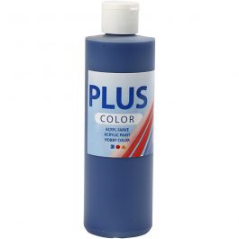 Plus Color Hobbyfärg, marinblå, 250 ml/ 1 flaska [HOB-39458]