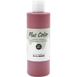 Plus Color Hobbyfärg, gml. röd, 250 ml/ 1 flaska [HOB-39460]