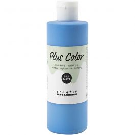 Plus Color Hobbyfärg, primärblå, 250 ml/ 1 flaska [HOB-39474]