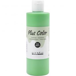Plus Color Hobbyfärg, bright green, 250 ml/ 1 flaska [HOB-39476]