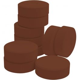 Vattenfärg, burnt sienna, H: 19 mm, Dia. 57 mm, 10 st./ 1 förp. [HOB-627274]