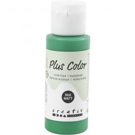 Plus Color Hobbyfärg, briljantgrön, 60 ml/ 1 flaska [HOB-39610]