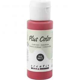 Plus Color Hobbyfärg, berry red, 60 ml/ 1 flaska [HOB-39629]