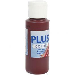 Plus Color Hobbyfärg, bordeaux, 60 ml/ 1 flaska [HOB-39630]
