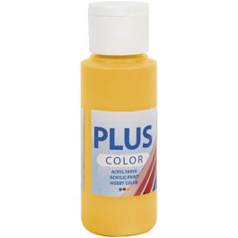 Plus Color Hobbyfärg, yellow sun, 60 ml/ 1 flaska [HOB-39632]