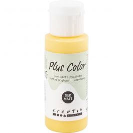 Plus Color Hobbyfärg, crocus yellow, 60 ml/ 1 flaska [HOB-39634]