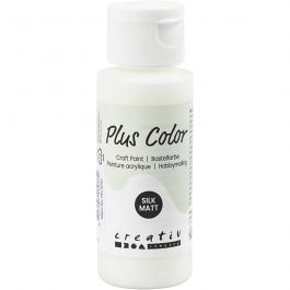 Plus Color Hobbyfärg, råvit, 60 ml/ 1 flaska [HOB-39637]