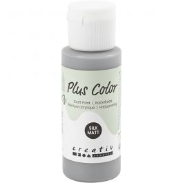 Plus Color Hobbyfärg, rain grey, 60 ml/ 1 flaska [HOB-39640]