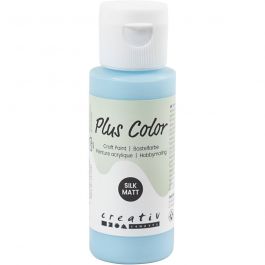 Plus Color Hobbyfärg, isblå, 60 ml/ 1 flaska [HOB-39646]