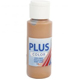 Plus Color Hobbyfärg, bronze, 60 ml/ 1 flaska [HOB-39650]