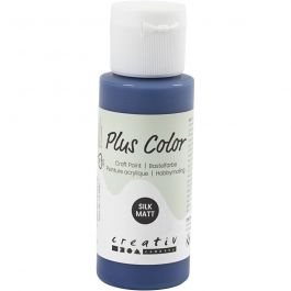 Plus Color Hobbyfärg, marinblå, 60 ml/ 1 flaska [HOB-39658]