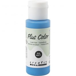 Plus Color Hobbyfärg, primärblå, 60 ml/ 1 flaska [HOB-39674]