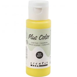 Plus Color Hobbyfärg, primärgul, 60 ml/ 1 flaska [HOB-39675]