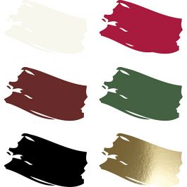 Plus Color Hobbyfärg, julfärger, 6x60 ml/ 1 förp. [HOB-39696]