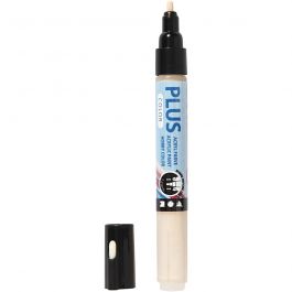 Plus Color Tusch, L: 14,5 cm, spets 1-2 mm, ivory, 5,5 ml, 1 st. [HOB-39804]