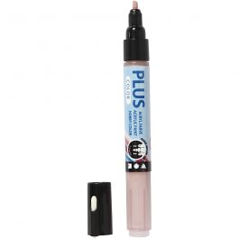 Plus Color Tusch, L: 14,5 cm, spets 1-2 mm, dusty rose, 5,5 ml, 1 st. [HOB-39820]
