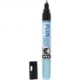 Plus Color Tusch, L: 14,5 cm, spets 1-2 mm, turkos, 5,5 ml, 1 st. [HOB-39872]
