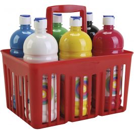 
Temperafärg Matt, matt, mixade färger, 6x1000 ml/ 1 förp. [HOB-642198]