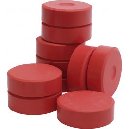 Vattenfärg, röd, H: 19 mm, Dia. 57 mm, 10 st./ 1 förp. [HOB-627234]