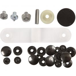 Tryckknappar - startset, Dia. 15 mm, 1 set [HOB-41164]
