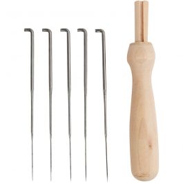 Filtnålshållare, L: 9 cm, 1 set [HOB-41237]
